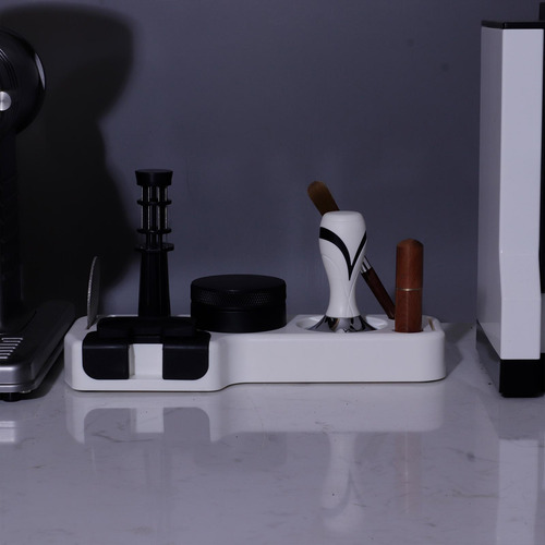 Espresso Tamping Station Coffee Tamper Station Coffee Blanco