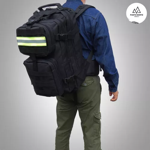 Mochila De 45 L + Riñonera Con Reflectivo