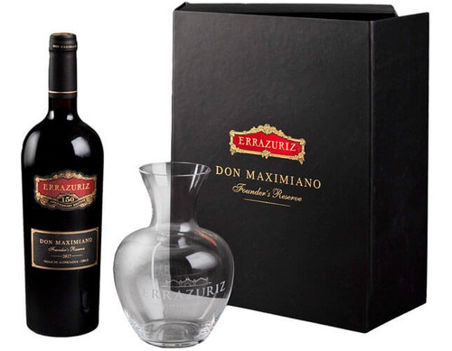 Pack Vino Icono Errazuriz Don Maximiano + Decantador Riedel