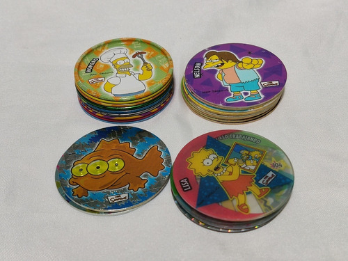 27 Tazos Simpsons 2006 Sabritas Vintage