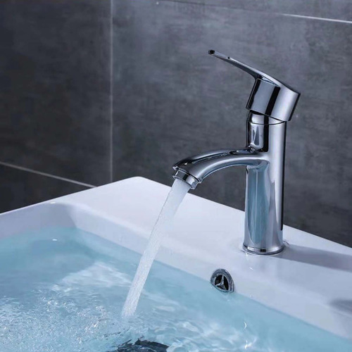Imagen 3 de 6 de Llave Grifería Lavamanos Monomando Baño Cromado Premium