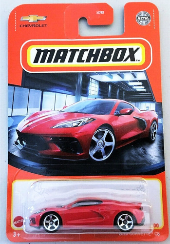 Matchbox 2020 Corvette C8 #40 2021 Rojo