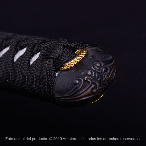 Imagen 4 de 9 de Katana Wakizashi Kensei Aohige Full Tang Filo Extremo