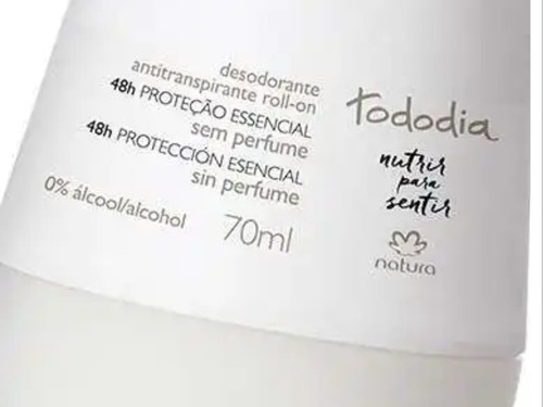 Kit Com 2 Desodorantes Natura Roll-on Sem Perfume Todo Dia