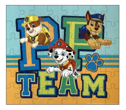 Rompecabezas Puzzle 48 Pcs Niños Niñas Paw Patrol Team