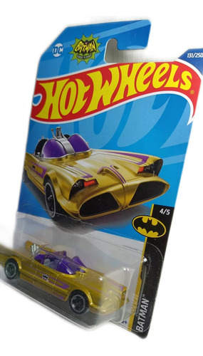 Batmobile Batman Gold Hotwheels Dorado