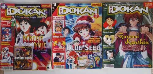 Comics Revista Manga Y Anime Dokan 3 Ejemplares