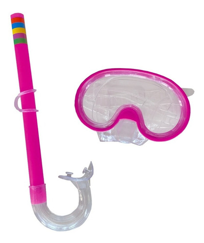 Set Snorkel Tubo + Antiparras Para Niños Colores - Gymtonic