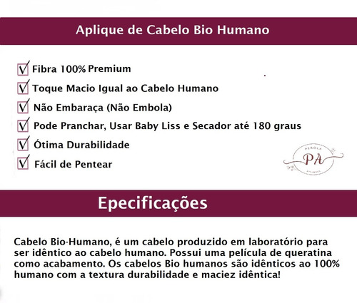 Aplique Tic Tac Bio Humano Cacheado Morena Iluminada 1 Tela Castanho Médio Aplique Tic Tac Bio Humano Cacheado 1 Tela
