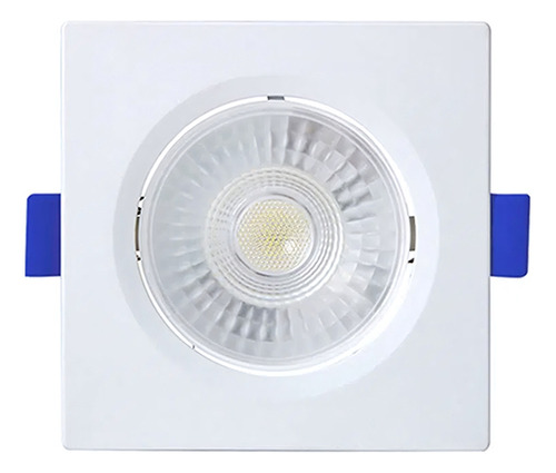 Spot Led Embutir Quadrado 3w 6.500k - Branco