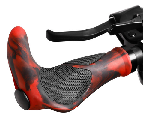 Ergonomic Bicycle Horn Handle Set With Closure