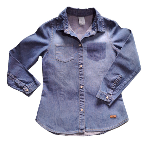Camisa De Jean Cheeky Nena Talle 6 Impecable 