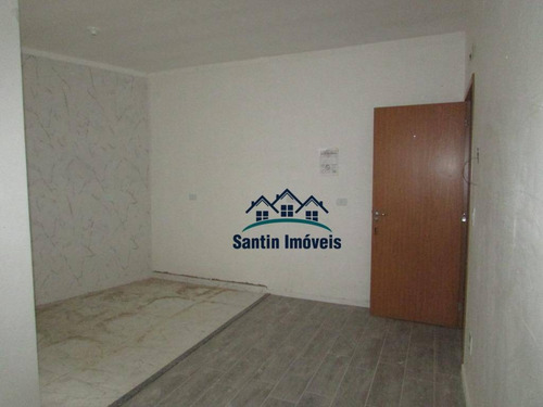 Cobertura Com 2 Quartos,, Sala, Cozinha, Vaga Coberta Com Planejados À Venda, 90 M² Por R$ 279.000 - Vila Guiomar - Santo André/sp - Co0349
