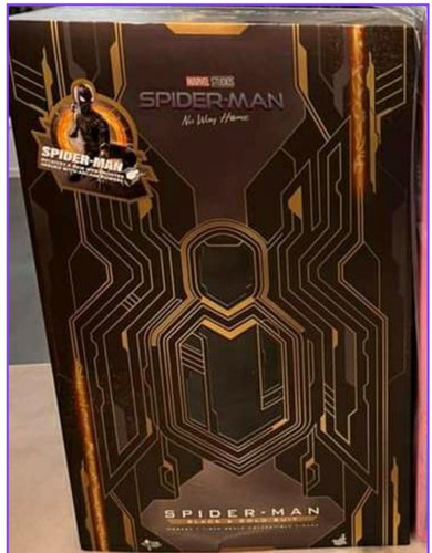 Imagen 2 de 2 de Hot Toys Spiderman Black & Gold Suit Nuevo 1/6 Fpx