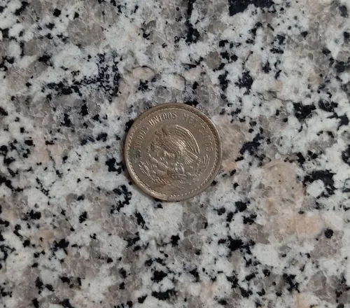 Moneda Mexico 1945 10 Centavos Calendario Azteca