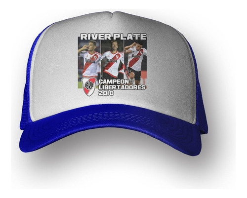 Gorra River Campeon Libertadores Copa America M5