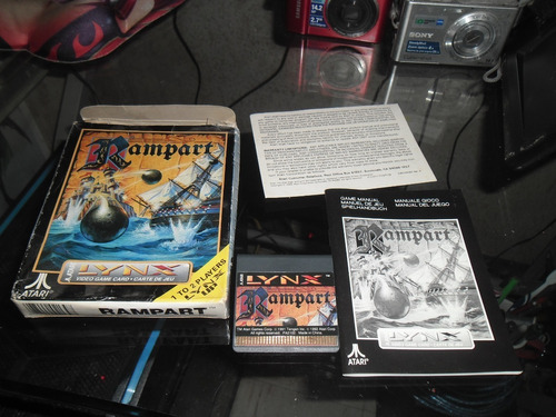 Cartucho Atari Lynx Rampart 