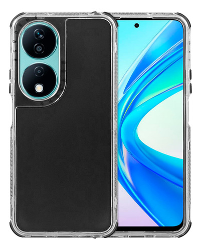 Funda 360 Uso Rudo 3 En 1 Para Honor X7b Rainbow Metal