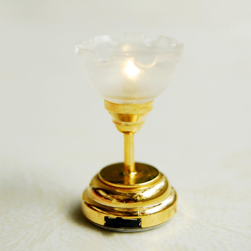 1/12 Casa De Muñecas Miniatura Sombra Blanca Luces Led