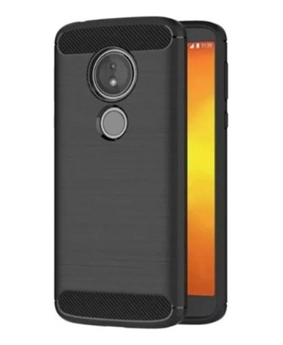 Funda Tpu Fibra Carbono Para Motorola G6 G6 Plus G6 Play E5