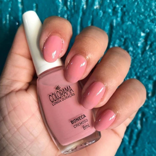 Esmalte Colorama Boneca Cremoso Longa Duração Cor Rosa