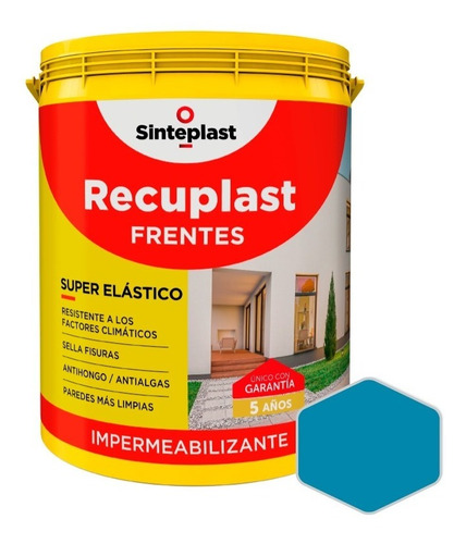 Recuplast Frentes Impermeabilizante | 8 Colores | 4lt