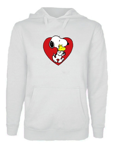 Polerón Estampado Snoopy Woodstock Corazón 