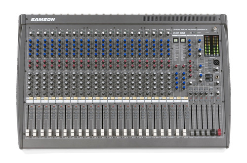 Mixer Samson L2400 24 Canales 18 Xlr + 4 Stereo Eq 3 Bandas