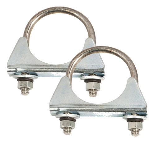 Abrazadera Caño Escape Kit X2 2 1/4 Pulgadas 57.15mm Tubosil