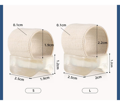 Corrector De Juanetes Suave, 2 Pares Transpirables