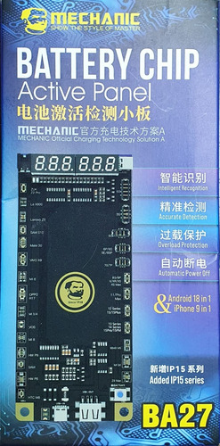 Ativador Bateria Mechanic Ba27 Para Xiaomi Samsung Iphone
