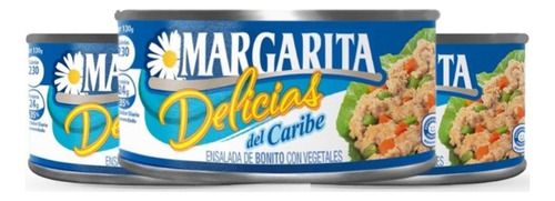 Bonito Margarita Delicias Del Caribe 165gr Pack 3und