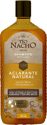 Shampoo De Camomila Anti-queda De Cabelo E Clareador Tio Nac