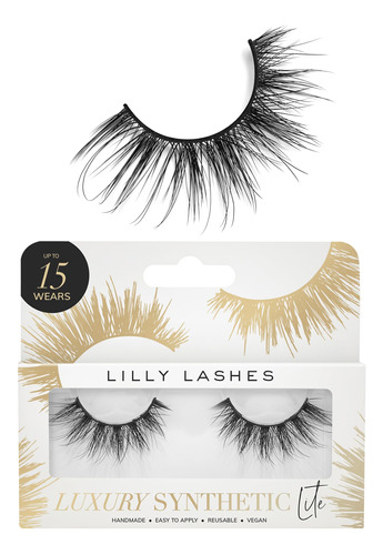 Lilly Lashes Pestanas Postizas Lite Sinteticas De Lujo, Exte