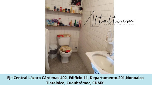 Se Vende Departamento En Eje Central Lázaro Cárdenas 402, Edif. 11, Depto. 201, Nonoalco Tlatelolco, Cuauhtémoc, Cdmx. Pjr30-di