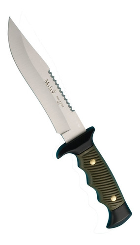 Cuchillo Deportivo Muela 26cm Mango Verde 5161 Y Funda 