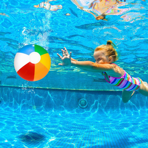 Pelota De Playa Inflable De Pvc, 3 Pelotas De Playa Para Fie