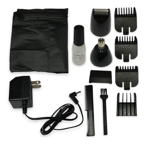 Imagen 3 de 3 de Rasuradora y cortadora de pelo Wahl Home All in One 09685-200 negra