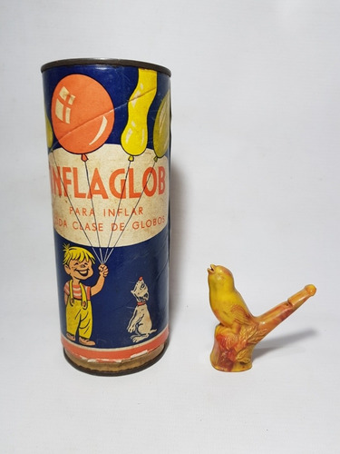 Imagen 1 de 10 de Antiguo Inflaglob + Silbato Cumpleaños Lote X 2 Mag 57858