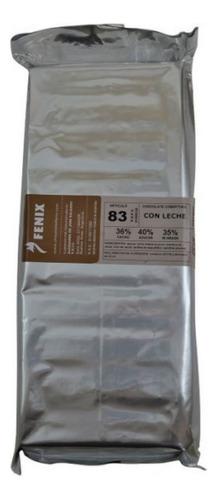 Chocolate Cobertura Fenix Para Huevo Nº83 X1kg