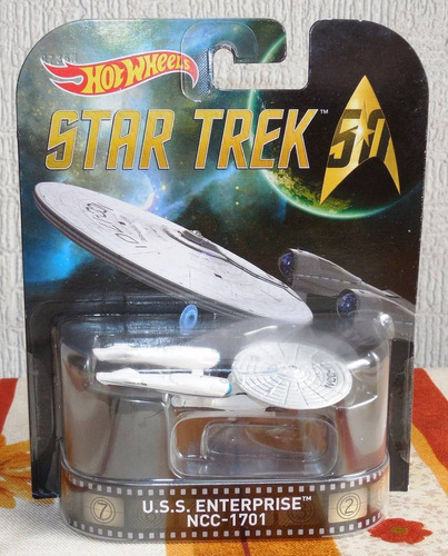Star Trek Uss Enterprise Ncc-1701 Hot Wheels Retro