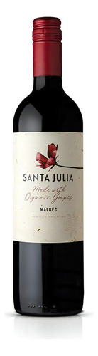 Vino Santa Julia Organica Malbec X 750cc - Familia Zuccardi