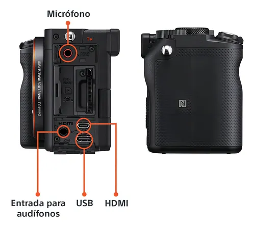 Camara Digital Mirrorless Sony Ilce-7c A7c A7 C Color Negro