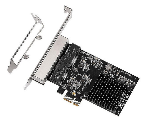 Placa Rede Gigabit Quad 4 Portas 1000mbit Pcie X1 Realtek