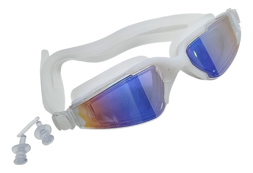 Gafas Natación Lujo Filtro Uv Antiniebla Piscina Espej + Reg