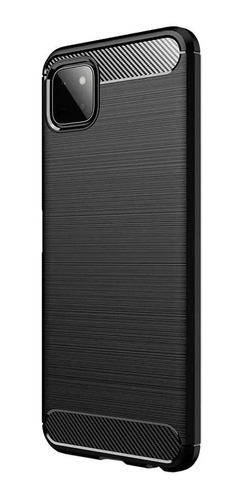 Funda Fiber Carbon Antigolpe Y Vidrio 9h Para Samsung A22 5g