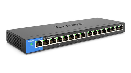 Switch Linksys Lgs116 16 Puertos Gigabit Ethernet 1000 Mbps