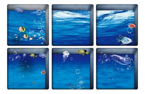 Etiqueta Autoadhesiva 3d Engomada De Bañera, 2 Unidades, 6 P