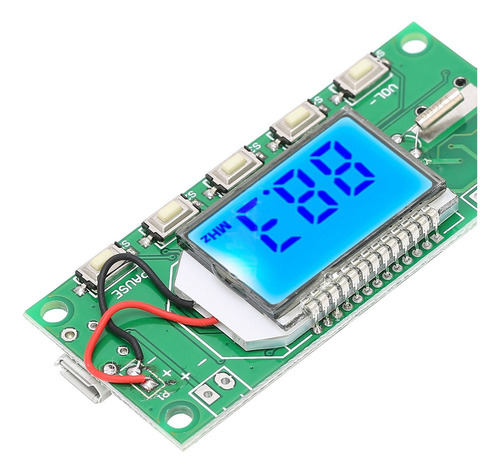 Módulo Transmissor Fm Modulação De Frequência Estéreo Digita
