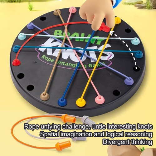 Jogo De Desembaraçar Cordas Brainy Knots, Jogo Quebra-cabeça